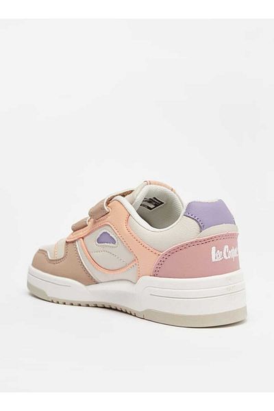 Lee Cooper Girls' Colourblock Sneakers with Hook and Loop Closure
