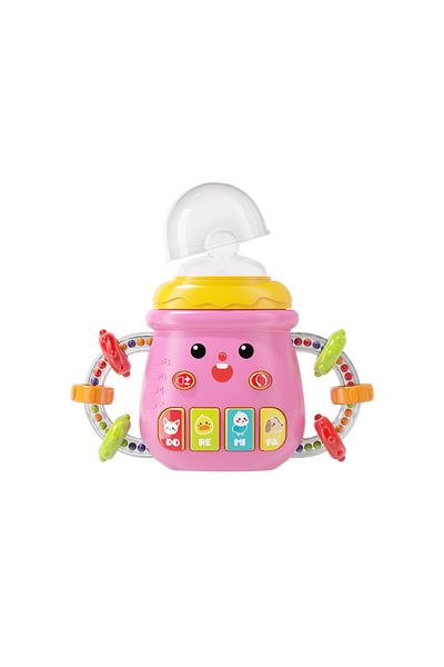 Choice 668-234fen 0-12m Baby Musical Feeding Bottle Pacifier Newborn Soft Teether Rattles Educational Toy M