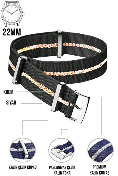 COBRA 22 ملم لساعة Fossil-Welder-Casio-Seiko-Omega-Armani المتوافقة مع حزام س...