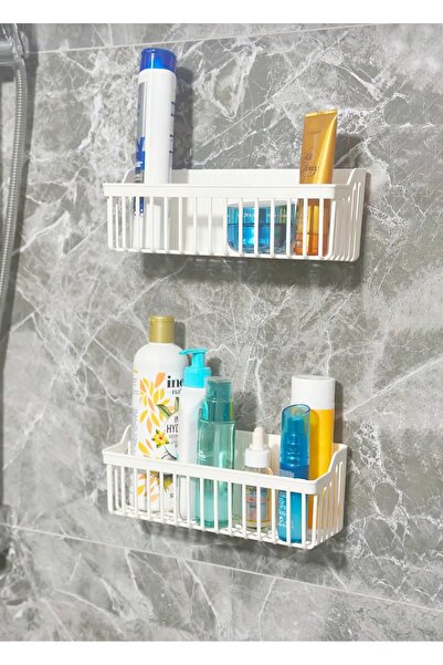 ALL PLAST Banyo düzenleyici raf 2 adet ( Beyaz )