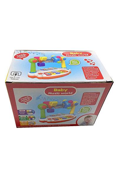 Choice مجموعة ألعاب أورغ إلكتروني أحمر، مجموعة أنشطة تعليمية مبكرة للأطفال، ب...