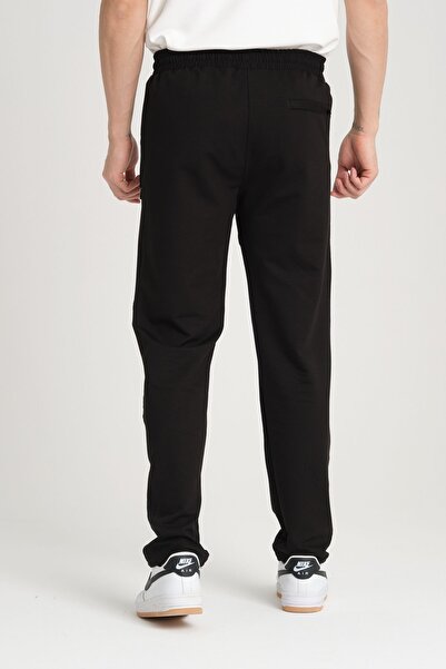 RDR-X Ανδρικό μαύρο άνετο κομμένο ίσιο πόδι από χτενισμένο βαμβακερό ύφασμα