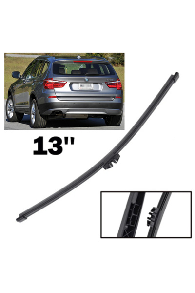 Choice شفرة مساحات خلفية ١٣ بوصة لسيارة BMW X3 F25 (٢٠١١ - ٢٠١٧) لتنظيف الزجا...