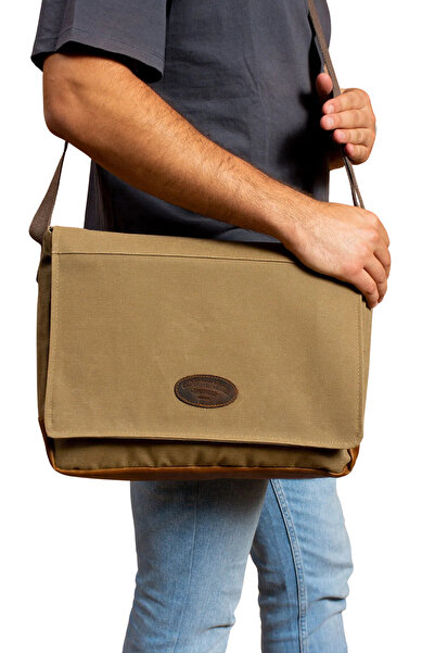 old cotton cargo Çok Bölmeli, Çok Cepli,tablet Notebook Çantası,unisex, Kanva...
