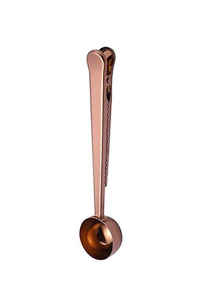 Miniminti Coffee Measuring Spoon and Package Clip |   Bronze