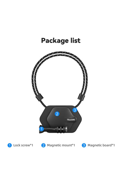 Choice حامل تحرير سريع مغناطيسي لكاميرا الحركة من TELESIN، ملحقات Gopro، حامل...