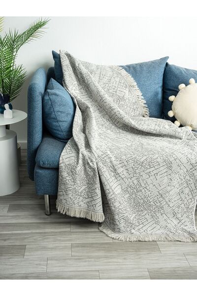 Ecre غطاء قطني متعدد الأغراض - غطاء أريكة - مقعد - غطاء مقعد 170x220