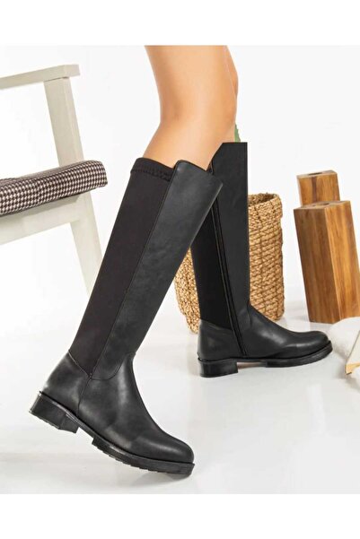 Bilalim Shoes Kumaş Dizaltı Çizme