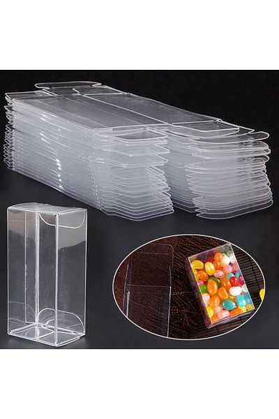 Choice 100pcs 50/100pcs 30*40*82mm Pvc Model Display Box Case 1/64 Showcase Protection Transparent Dustproo