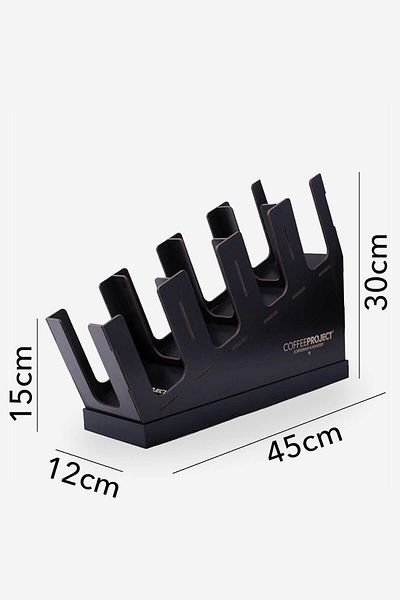 Coffee Project Cardboard / Plastic Cup Stand - Ladder Organizer Cup Holder| Coffee Project Printed