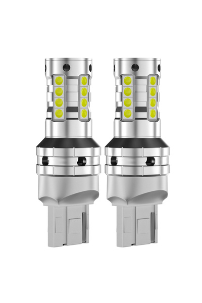 Choice W21W 7440 T20 2pcs LED Reverse Light Blub Backup Lamp W21W 7440 T20 Canbus No Error For Mazda 6 gj g
