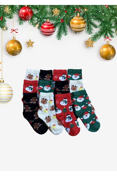 YAADE 12 Pairs of Seamless Toe Children's Yilbasi Socks