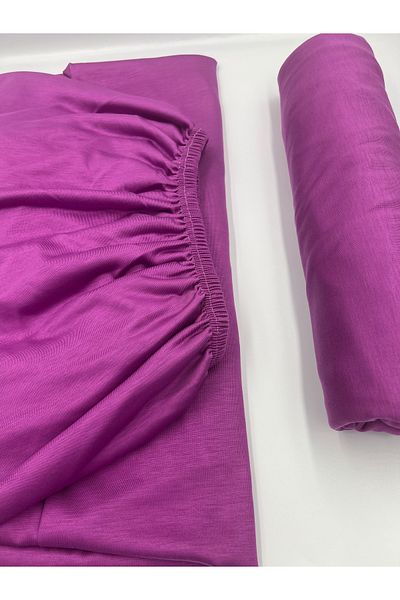 pınarhome collectıon Break Size 120 X200 Rubbered Bed Sheet 100% Cotton Made with Soft Combed and Durable Rubber