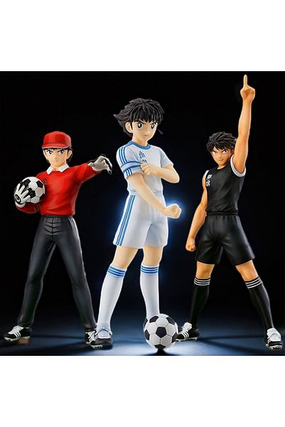 Choice 18cm Captain Tsubasa Anime Figure Ozora Tsubasa Action Figures Hyuuga Kojirou/Wakabayashi Genzou ...
