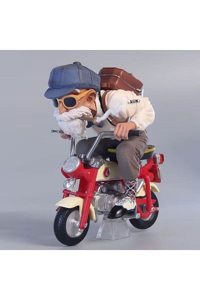 Choice 13cm Dragon Ball Z Anime Figures Figurine Locomotive Series Pvc Statue Collectible Motorcycle Ros...