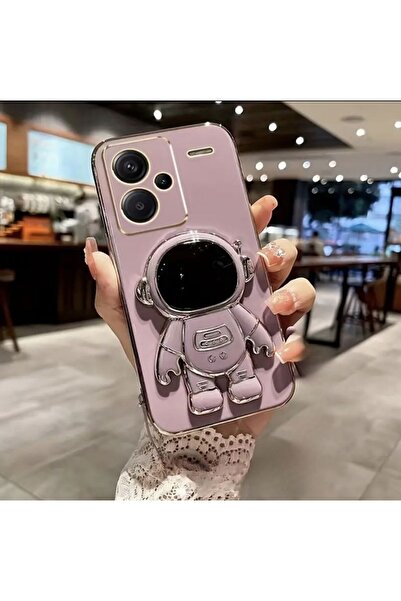 Rivor Xiaomi Redmi Note 13 Pro+ Plus 5G Kılıf Parlak Kenarlı Altın İşlemeli A...