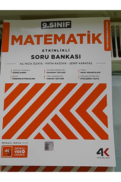 Çözüm Yayınları 4K 9.SINIF MATEMATİK ETKİNLİKLİ SORU BANKASI
