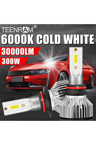 Choice6 9007/HB5 مصابيح أمامية LED عالية/منخفضة 30000 لومن H7 Canbus بقدرة 30...