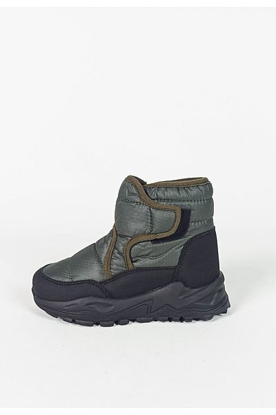 GDT Ayakkabı Χακί Χρώμα Velcro Fleece Εσωτερικό Υλικό Thermo Sole Παιδικές Μπότες
