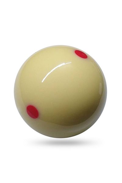 Choice Red Billiard Practice Training Cue Ball 57.2mm Standard Pool Billiard Cue Ball with 6 Blue Dots