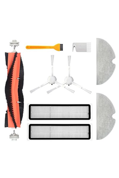 robotyedek Set de mop cu filtru Hepa pentru perie de schimb compatibilă cu Xiaomi Trouver Finder LDS - 9 bucăți