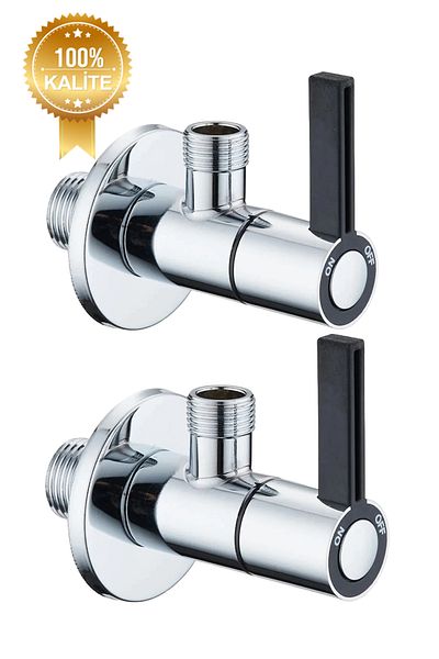 banyonatural First Quality Stainless Brass Walking Stick Intermediate Faucet 2 Pieces Chrome Color
