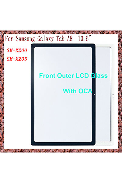 Choice زجاج فقط مع طبقة حماية OCA AAA لجهاز Tab A8 مقاس 10.5 بوصة SM-X200 SM-...