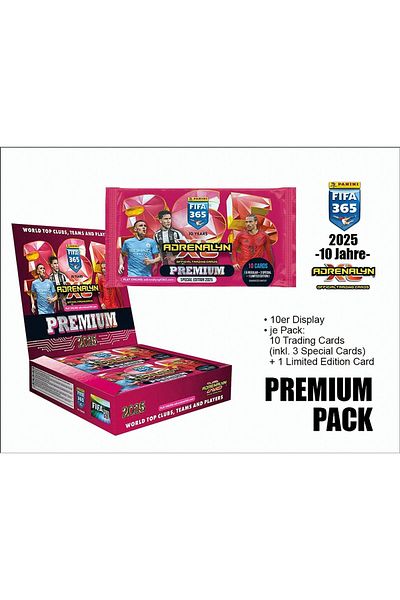 Panini 2025 New Season - Premium Fifa 365 Adrenalyn XL 1 Pack