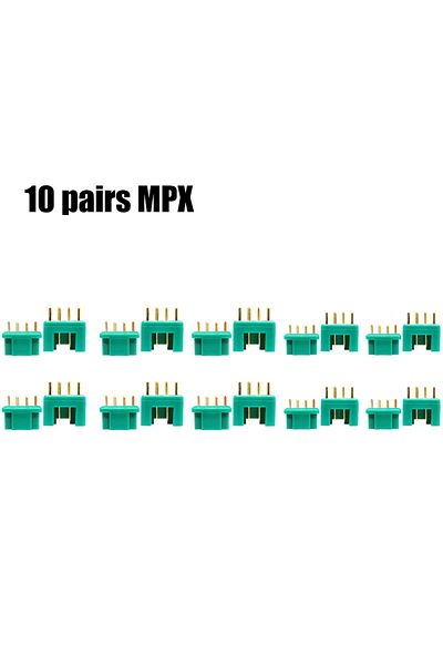 Choice 10pairs-mpx 5-100pcs Mpx Multiplex Connector Male Female Plug 24k Gold Plated 6pin Am-1016 For Rc Gl
