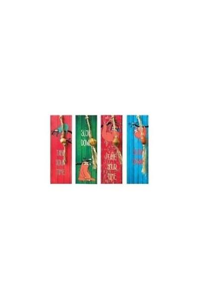 KESKİN COLOR Keskin Color K Gift Bloknotlu Karton Bookmark Timber 4 Adet