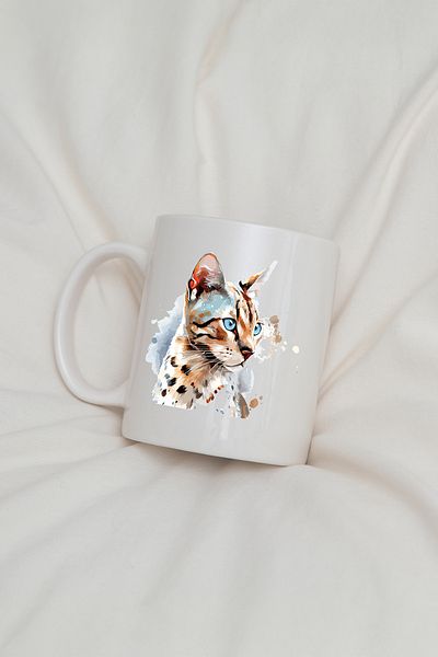 feinas Animals Patterned Porcelain Mug