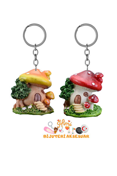 himi bijuteri aksesuar Pachet de 2 brelocuri ciupercă pentru rucsac, ornament...