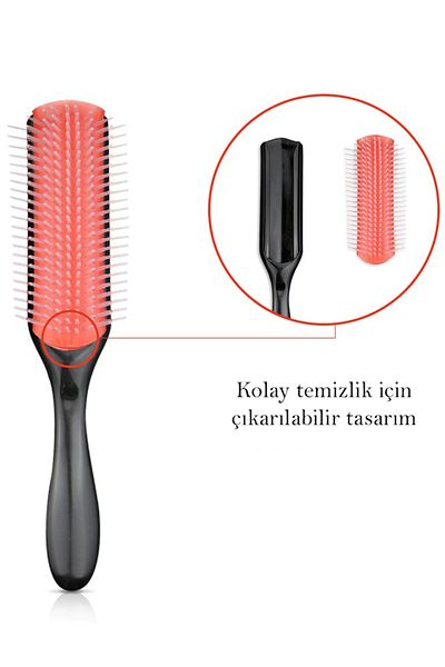 SONREYON Styling Brush 9 Row Styling Brush Curly Girl Curly Method Brush