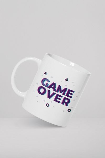 feinas كوب بورسلين على طراز Gamer