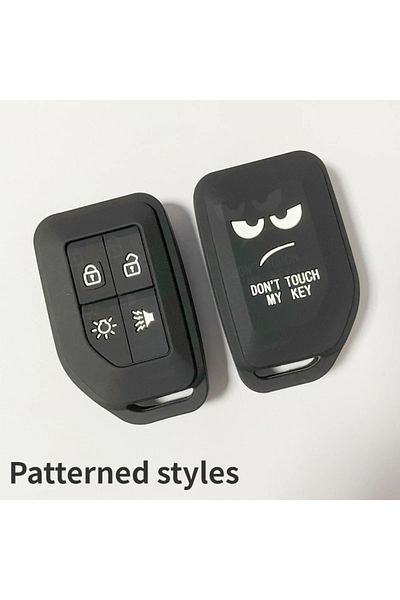 Choice Patterned Styles For Volvo New Fm Fh Truck Key Case Fh16 Tractor Van Heavy Truck Key Silicone Protec
