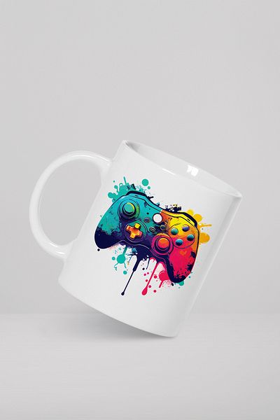 feinas كوب بورسلين على طراز Gamer