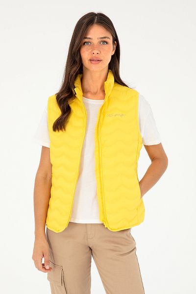 U.S. Polo Assn. Women's Yellow Vest 50280834 -Vr044