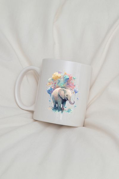 feinas Animals Patterned Porcelain Mug