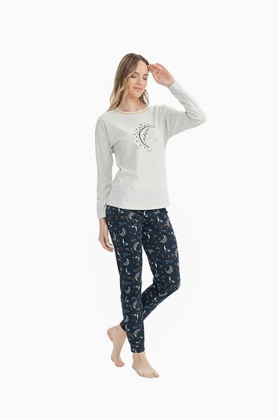 U.S. Polo Assn. Πόλο Ασν. Γυναικεία ρούχα για το σπίτι με βαμβακερά σχέδια - KA81.BON1.N.I.E7C.L.1.DE.18.TK28EKA