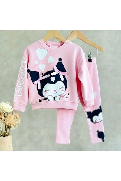 Elidabutik Kuromi Leggings Bottom Top Suit