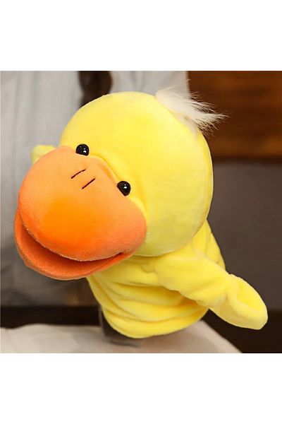 Choice 25-27cm Duck Stuffed Plush Animals Toys Hand Finger Story Puppet Kawaii Dolls Educational Baby Toys