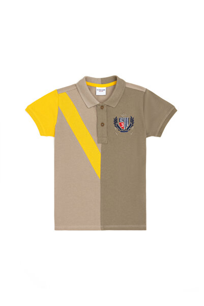 U.S. Polo Assn. Erkek Çocuk Açık Haki Polo Yaka Tişört 50281558-VR183