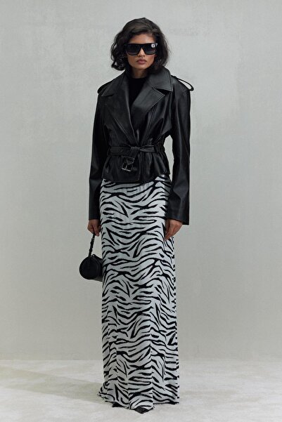 Suud Collection Bitter Brown Robbie Leather Jacket