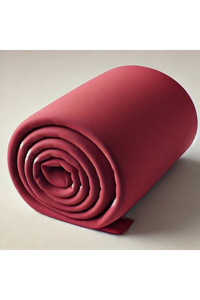 Sisthree 100% памук, пениран памук - еластичен чаршаф за двойно легло 160x200, бордо червен
