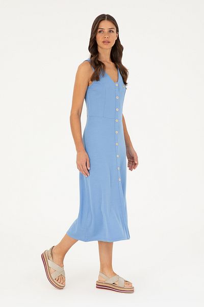 U.S. Polo Assn. Dark Blue Knitted Women's Dress - 50281781 -vr032
