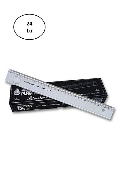 Mu Art Stars Ruler with Eyepiece 30 cm Ruler 24 Pieces