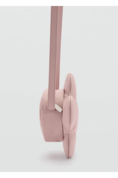 MANGO Kids Çiçekli Kapitone Çanta