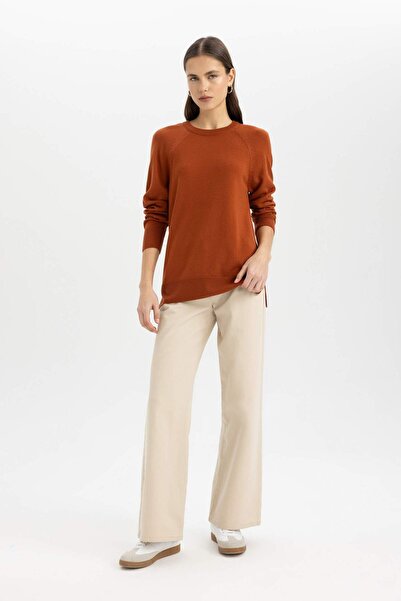 DeFacto Women's Sweater Cream I6913Az/Og69