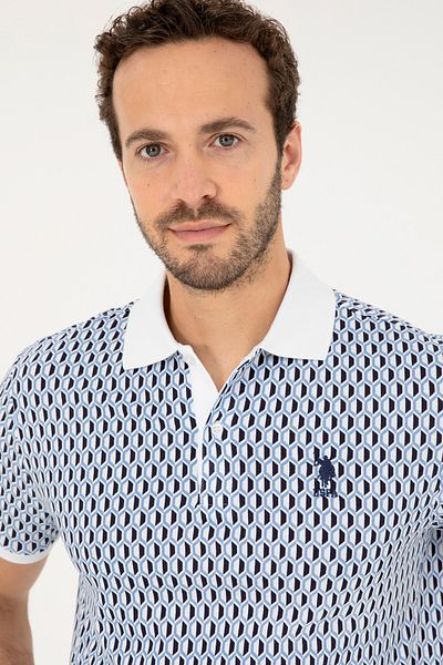 U.S. Polo Assn. Ανδρικό μπλουζάκι σκούρο μπλε 50281942-VR032