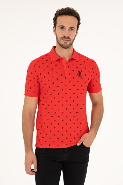 U.S. Polo Assn. تيشيرت رجالي أحمر - موديل 50281941 -VR030